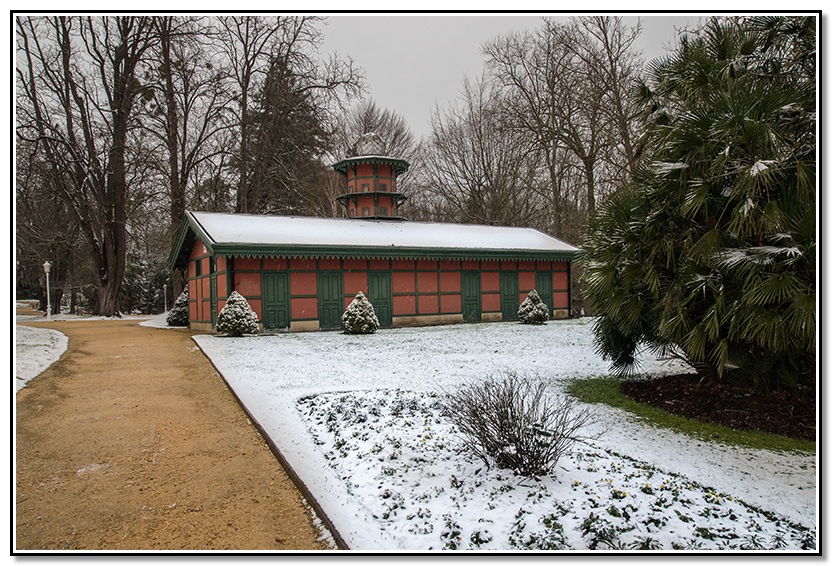 Nieve en Donosti: Palacio de Aiete